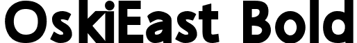 OskiEast Bold font - oskiebold1.ttf