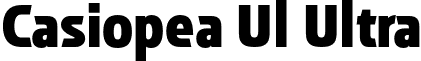 Casiopea Ul Ultra font - CasiopeaUltra.otf