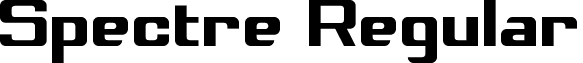 Spectre Regular font - spectre.ttf