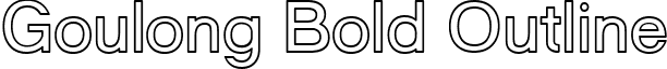 Goulong Bold Outline font - Goulong Bold Ouline.ttf