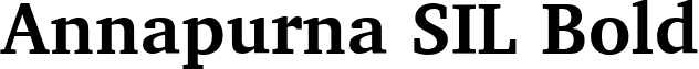 Annapurna SIL Bold font - AnnapurnaSIL-B.ttf