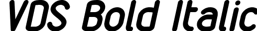 VDS Bold Italic font - VDS_Bold_Italic_New.ttf