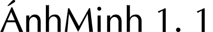 ÁnhMinh 1. 1 font - am____11.ttf