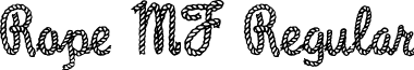 Rope MF Regular font - rope.ttf