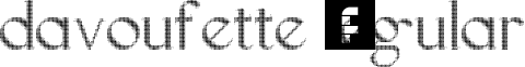 davoufette Regular font - davoufette.ttf