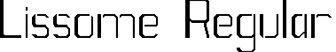 Lissome Regular font - lissome.ttf