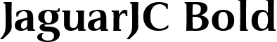 JaguarJC Bold font - jagb____.ttf