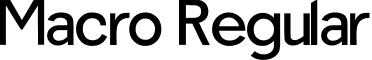 Macro Regular font - Macro___Free_font_by_autonomouse.ttf