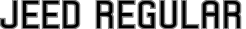 Jeed Regular font - Jeed.otf