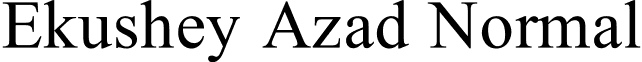 Ekushey Azad Normal font - Azad_27-02-2006.ttf