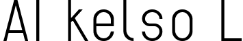 AI kelso L font - AIKELSO-L.TTF