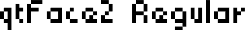 qtFace2 Regular font - qtface.ttf