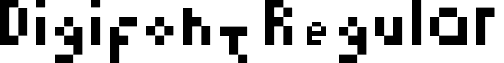 Digifont Regular font - digifont.ttf