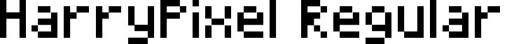 HarryPixel Regular font - HarryPixel.ttf