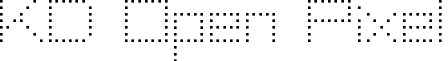 KD Open Pixel font - kd_open_pixel.ttf