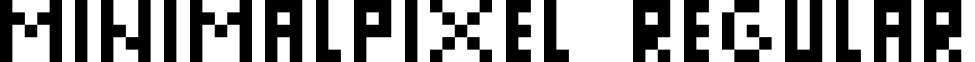 Minimalpixel Regular font - minimalpixel.ttf