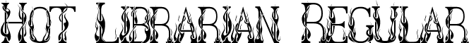 Hot Librarian Regular font - HotLibrarian.ttf