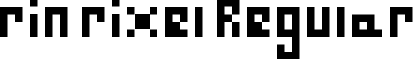 rin rixel Regular font - rin_rixel_.ttf