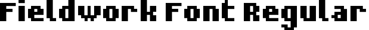 Fieldwork Font Regular font - fieldwork_font.ttf