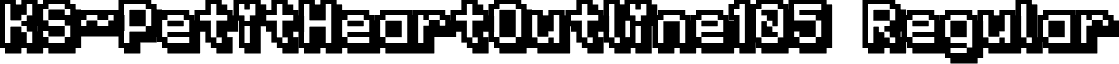 KS-PetitHeartOutline105 Regular font - KS-PetitHeartOutline10_5.ttf