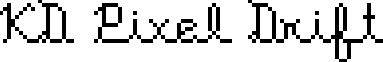 KD Pixel Drift font - kd_pixel_drift.ttf