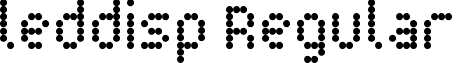 leddisp Regular font - leddisp.ttf