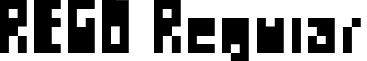 REGO Regular font - REGO____.TTF