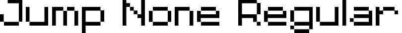 Jump None Regular font - Jump-None.ttf