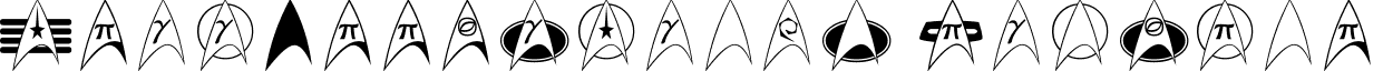 TrekArrowheads Regular font - Trek Arrowheads.ttf