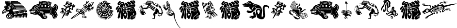 MesoFaunaBats Regular font - MesoFaunaBats.ttf