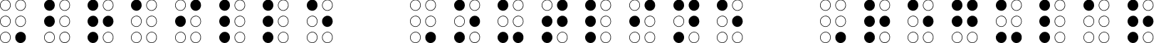 Braille Outline Regular font - braille_outline.ttf