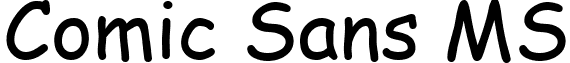 Comic Sans MS font - ComicSansMS3.ttf