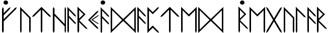 FutharkAdapted Regular font - Futhark Adapted.ttf