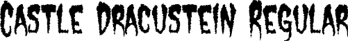 Castle Dracustein Regular font - Castle_Dracustein.ttf