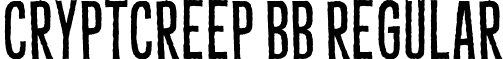 CryptCreep BB Regular font - CryptCreep BB_reg.ttf