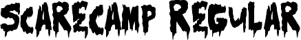 ScareCamp Regular font - ScareCamp.ttf