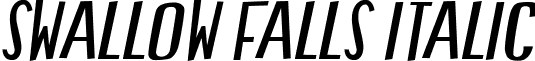 Swallow Falls Italic font - Swallow Falls Italic.ttf