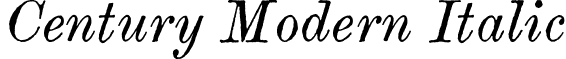 Century Modern Italic font - Century modern italic2.ttf