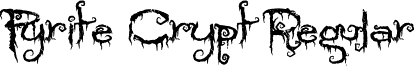 Pyrite Crypt Regular font - Pyrite Crypt.ttf