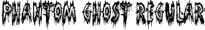 Phantom Ghost Regular font - Phantom Ghost.ttf