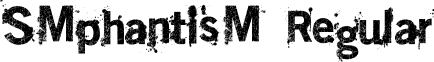 SMphantisM Regular font - SM_phantisM.ttf