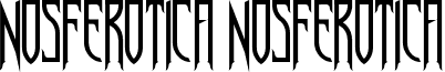 Nosferotica Nosferotica font - Nosferotica.ttf