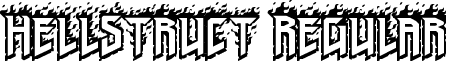 HellStruct Regular font - hellstruct.ttf