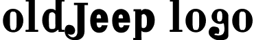 old jeep logo font - old jeep logo font.ttf