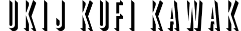 UKIJ Kufi Kawak font - UKIJKuKa.ttf