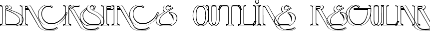 Backspace Outline Regular font - BACKO___.TTF