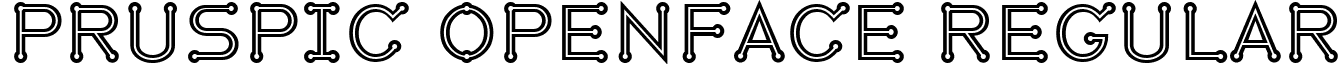 Pruspic Openface Regular font - Pruspic_Openface_v0511.TTF