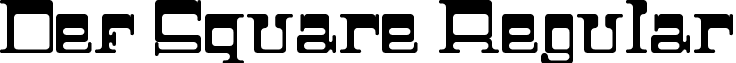 Def Square Regular font - def_square.ttf