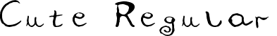 Cute Regular font - Cute Font.ttf