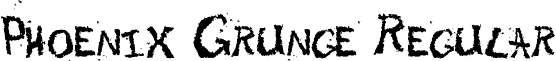 Phoenix Grunge Regular font - PhoenixGrunge.ttf